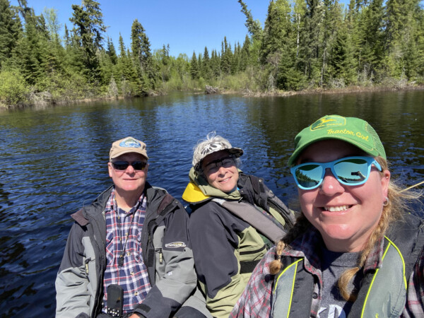 fish8 Out on a boat at Woman Lake Lodge Canada